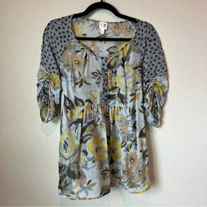 Edme & Esyllte Anthropologie Floral blouse
